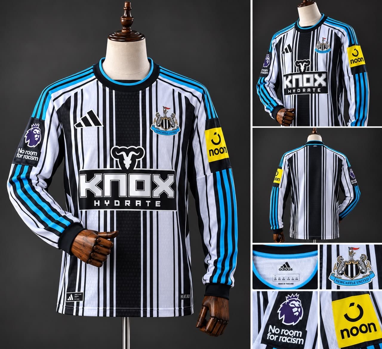 maillot manches longues newcastle domicile 2026/27