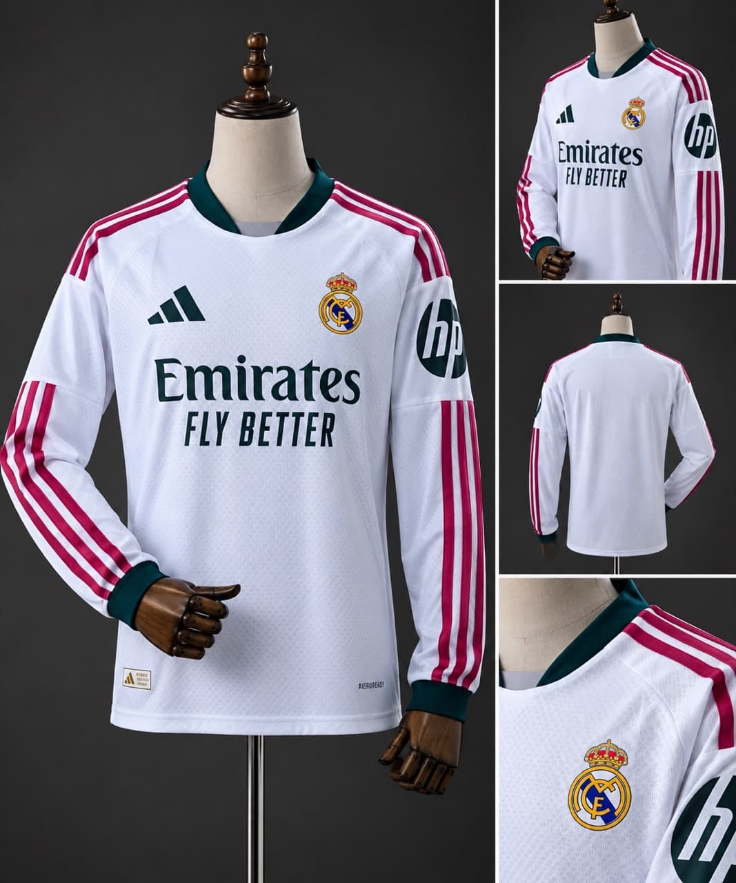 maillot manches longues real madrid domicile 2026/27